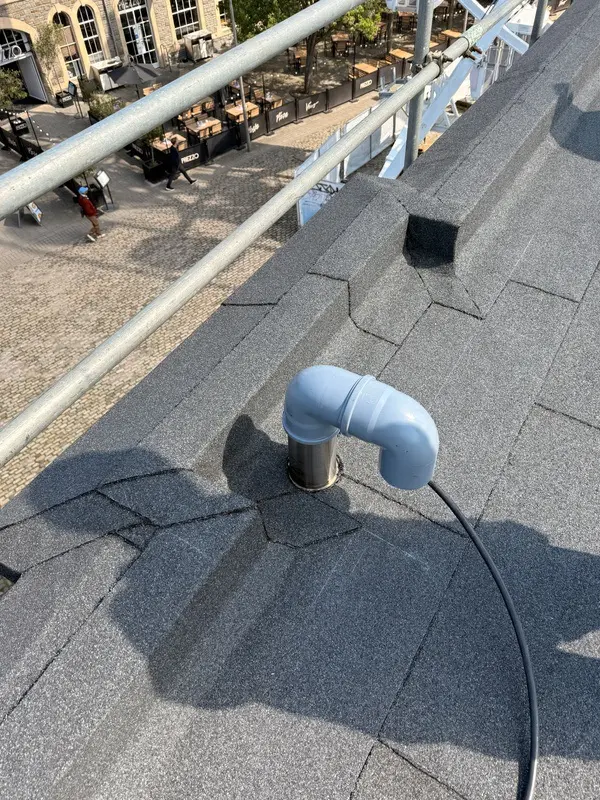 Localised Flat Roof Repairs flat roofing system installed by TRS on a UK commercial building