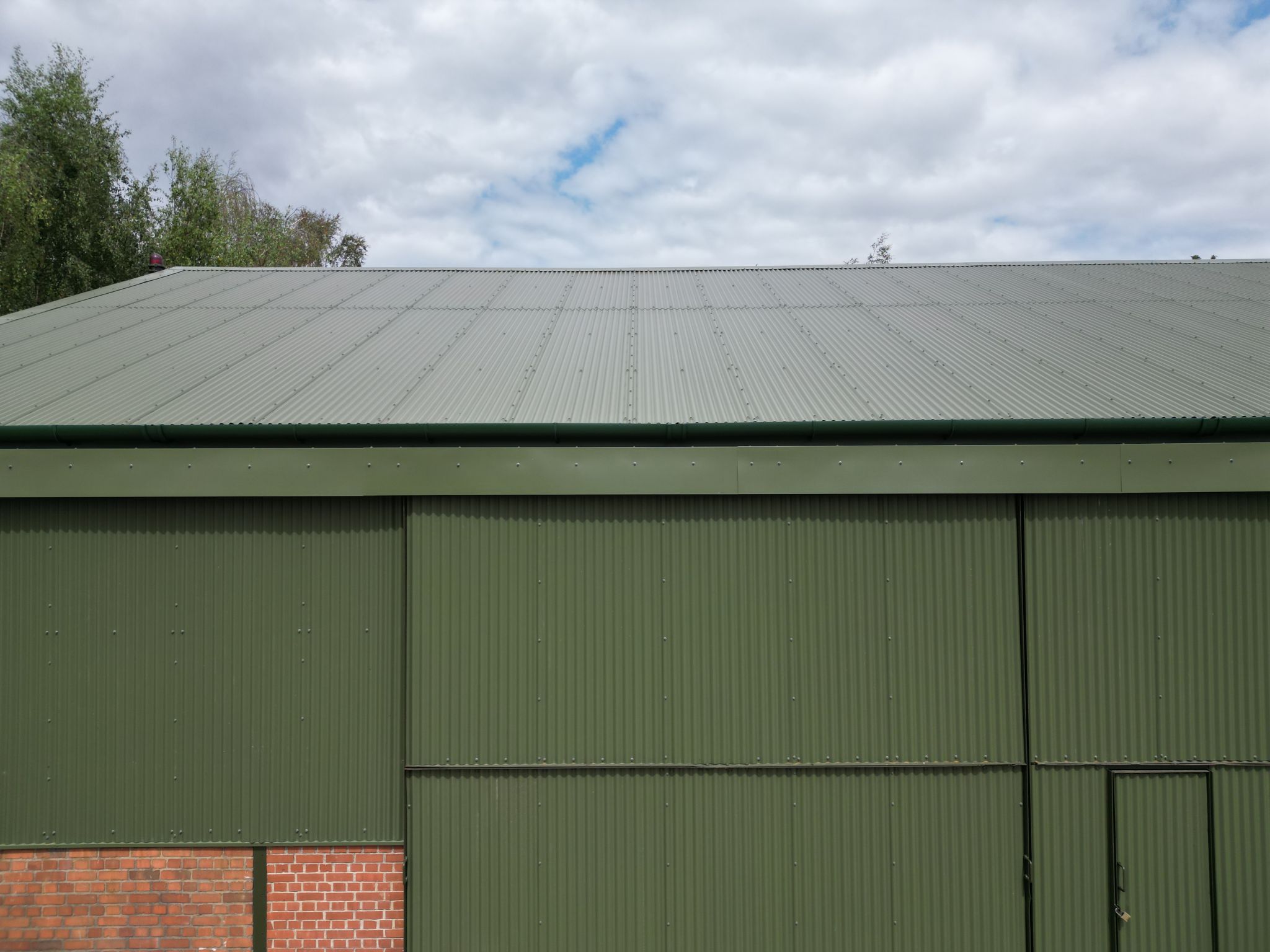 Drone Metal Tiled Roof